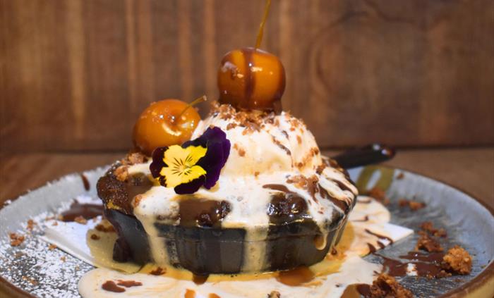 Dessert from Carreg Restaurant